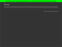 Tablet Screenshot of ifat.org