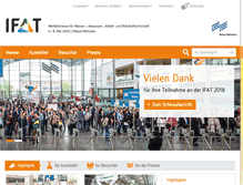 Tablet Screenshot of ifat.de